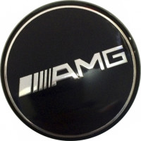 Колпачок (заглушка) на диски AMG Mercedes (75/70/16) A170 400 00 25 черный/хром