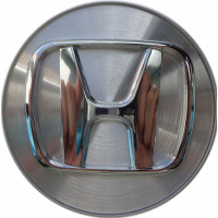 Колпачок (заглушка) на диски Honda (68мм) серебро/хром