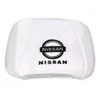 Чехлы на подголовники с логотипом NISSAN 2шт