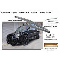 Дефлекторы боковых окон TOYOTA KLUGER 1998-2007
