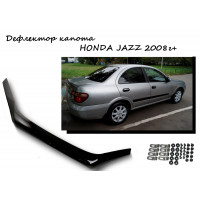 Дефлектор капота  HONDA JAZZ 2008г+