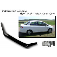 Дефлектор капота  HONDA FIT ARIA GD6-GD9 2002-2009г