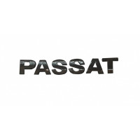 Шильдик надпись на автомобиль Passat черный цвет 