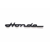 Шильдик надпись на автомобиль HONDA черный