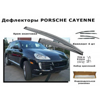 Дефлекторы боковых окон PORSCHE CAYENNE 2010+