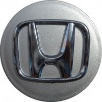 Колпачок (заглушка) на диски Honda (68mm) серебро/хром