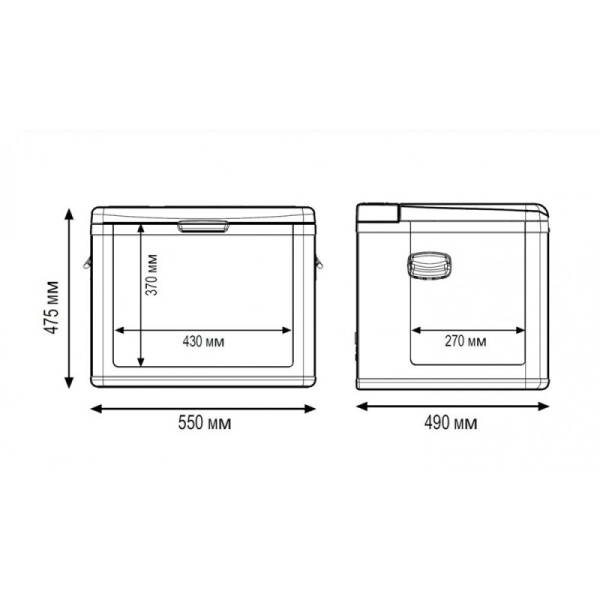 Компактный холодильник INDEL B TB45A