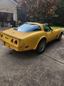 Corvette 1980 back